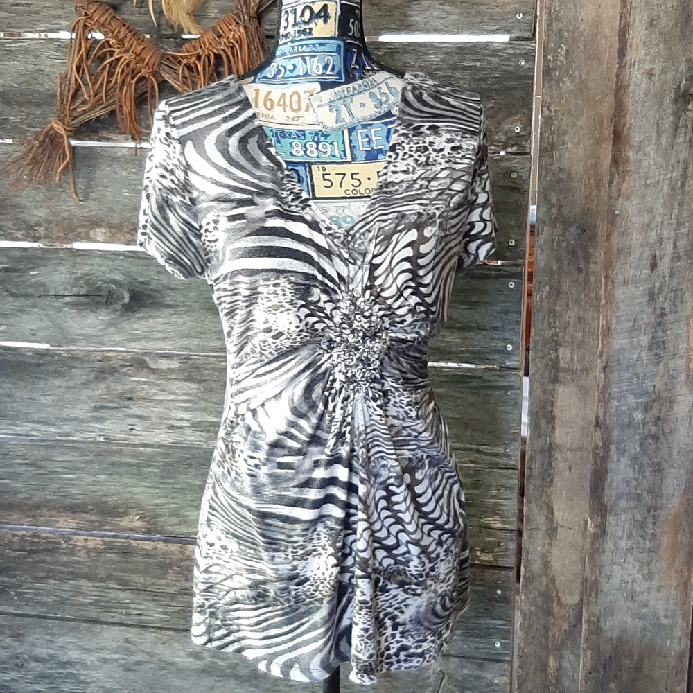 Daytrip animal print top